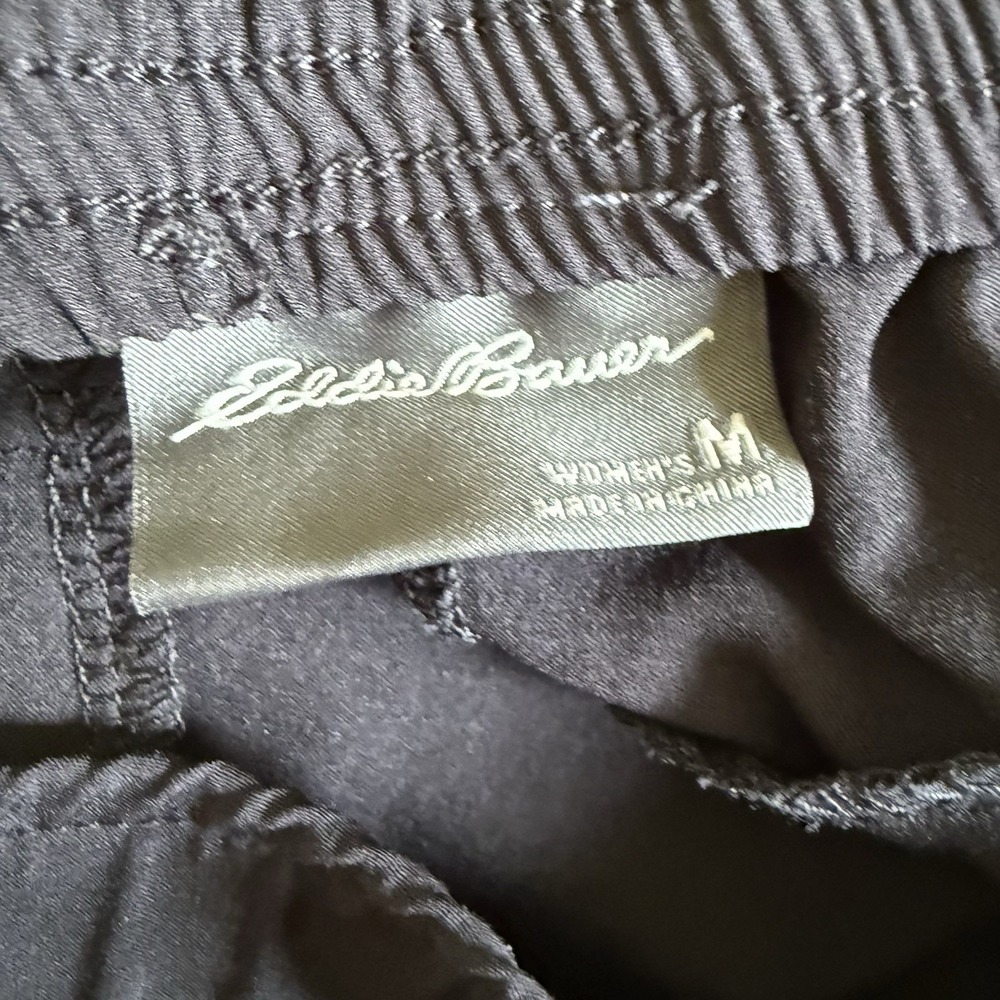 Eddie Bauer Womens Medium Black Straight Leg Casual Pants Bottoms Outdoors - Picture 5 of 8
